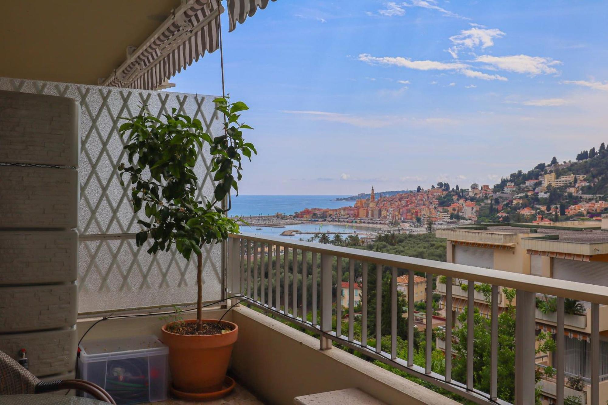 « La Grande Residence » Vue Mer, Piscine Ментона Экстерьер фото
