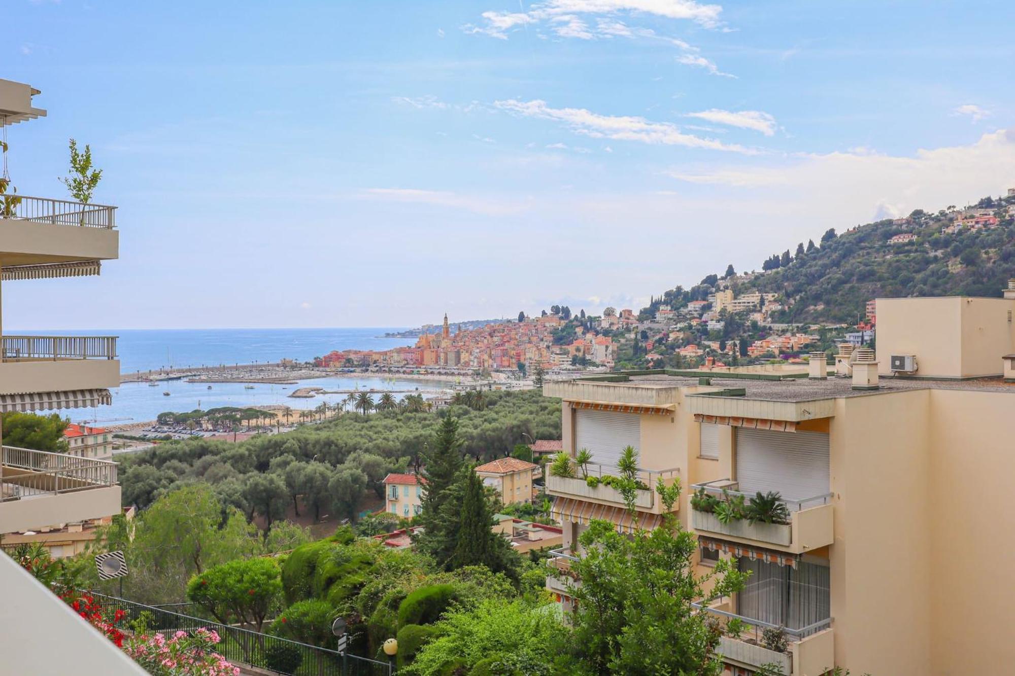 « La Grande Residence » Vue Mer, Piscine Ментона Экстерьер фото